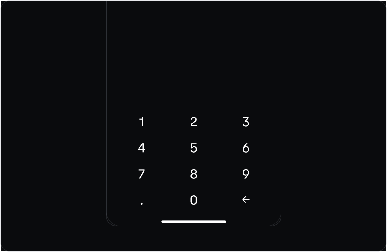 Pin Numpad